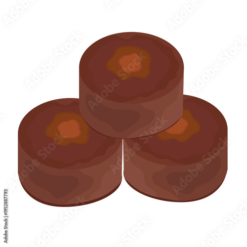 Brown palm sugar, natural sweetener.