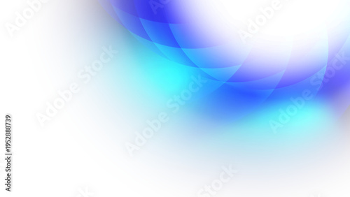 Abstract white and blue color, modern design stripes background with curve lines and glowing light. Vector illustration.