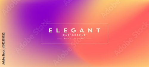 Blurred color gradient background, abstract orange peach grain gradation texture, vector soft yellow texture blur abstract background