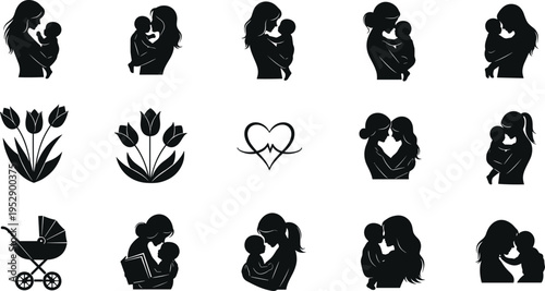 Cute Snail Vector Collection with Six Different Cartoon Mollusk Characters for Children Coloring Book Pages Garden Bug Icons Isolated on White Background for Kids