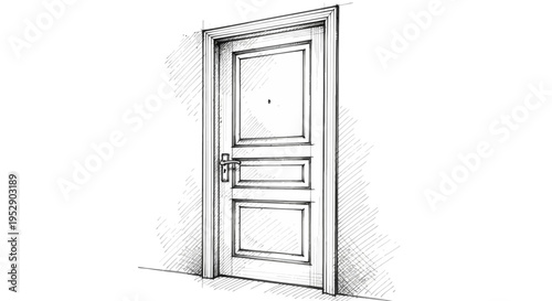 Gemini said

An open wooden door creates a bright entrance to the light against a white background, symbolizing a 3d architectural concept of an interior home doorway or exit frame