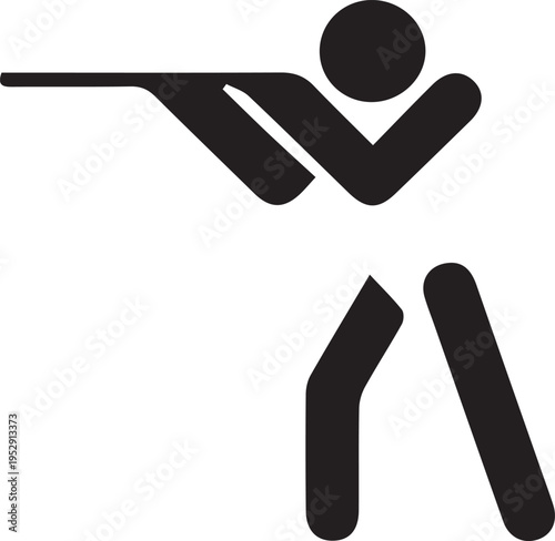 Biathlon Shooting Rifle Icon