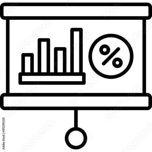 Business Analytics line icon