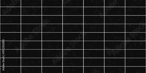 Seamless black ceramic tile pattern for floors and walls. Modern texture.