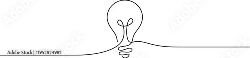 Lightbulb idea concept with human head silhouette and glowing bulb brain creativity