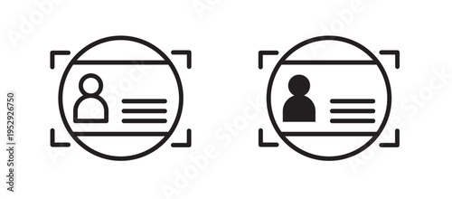 KYC icon with editable stroke. Black solid icons