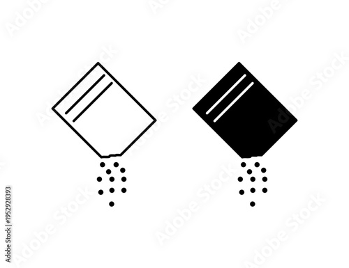 Ripped with editable stroke. Black solid iconset sugar icon with editable stroke. Black solid icons