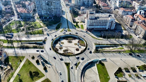 Canvas Print circular in Ruse