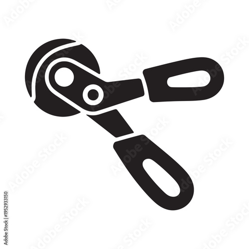 Wallpaper Mural Simple black silhouette of an ice cream scoop tool for desserts Torontodigital.ca