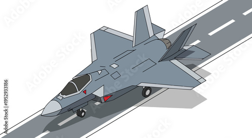 Gray Military Fighter Jet Aircraft.