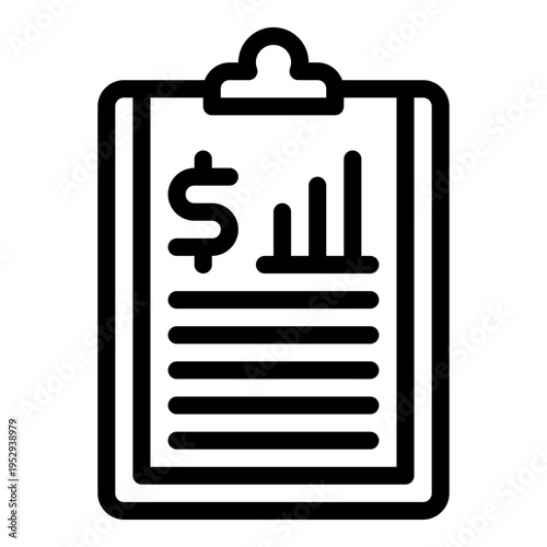 financial report icon