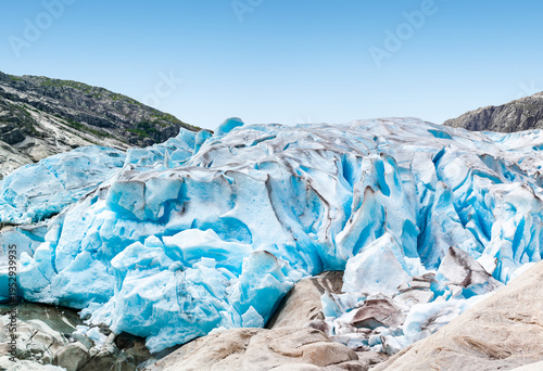 Nigardsbreen glacier in Norway, Scandinavia