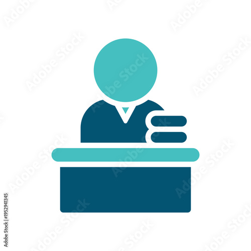 Office Reception Desk Service Counter