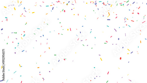 Colorful Confetti, Transparent PNG, Vector Graphics, Party Decoration