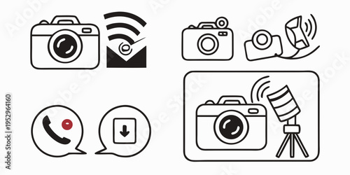 Camera and phone download upload wifi