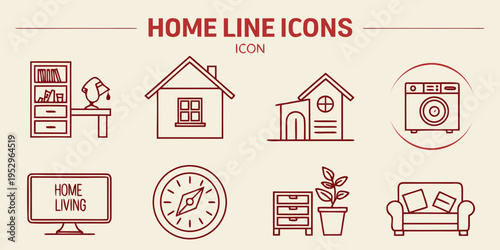 Red line for home and living red line home house furniture appliances