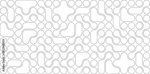 Abstract Geometric Metaball Blob Shapes Pattern Background