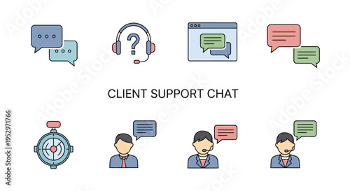 Client support chat service team.