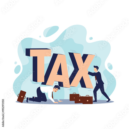 Struggling with tax responsibilities and financial burdens in modern life
