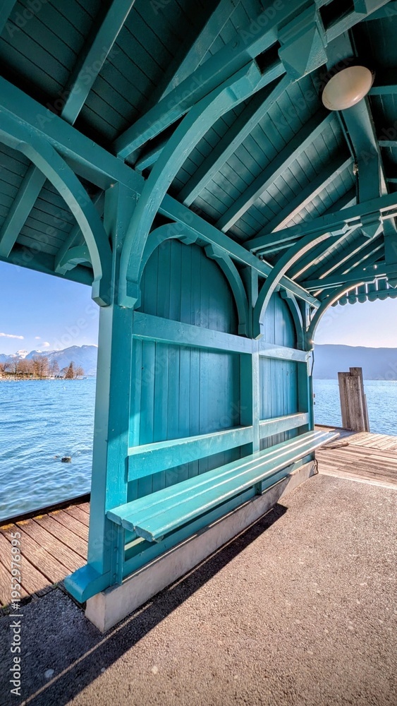 Fototapeta premium VEYRIER-DU-LAC (Haute-Savoie)