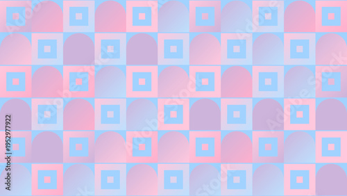Pastel Gradient Geometric Pattern