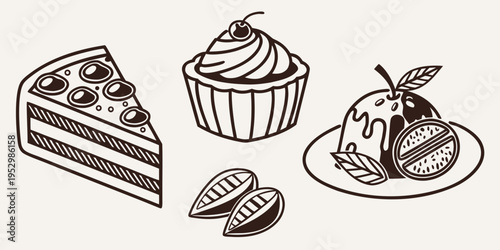 Desserts and sweet treats cake cupcake pastry sweets