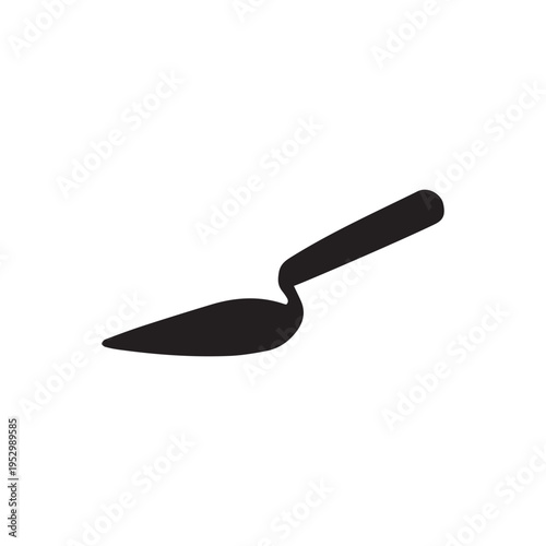 Putty Knife Icon – Construction Finishing Tool Vector