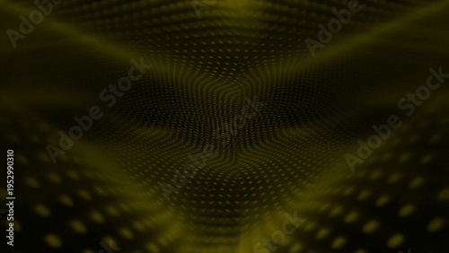 Sci-Fi Digital Background With Glowing Global Map and Connections