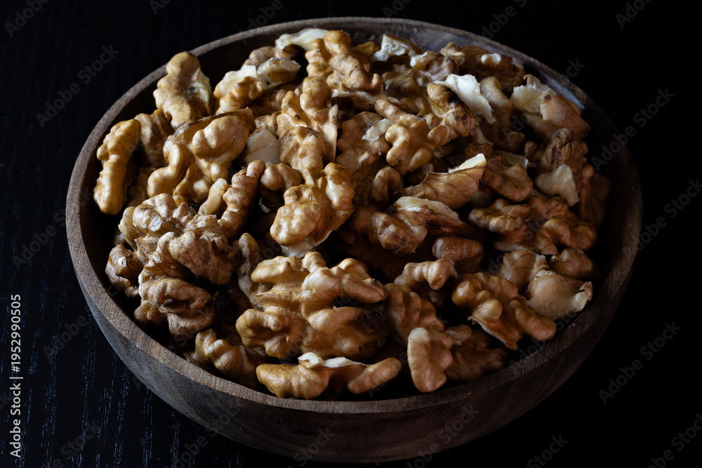 Fototapeta premium Beautiful still life photos of walnuts
