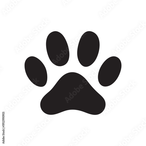 Professional Pet Footprint Brand Symbol