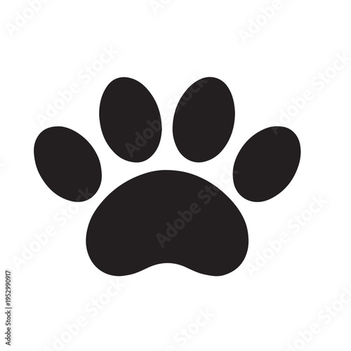 Professional Pet Footprint Brand Symbol