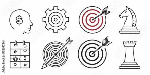 Business strategy and planning targets chess