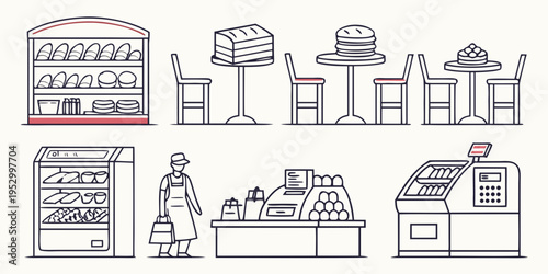 Restaurant and food service display case table