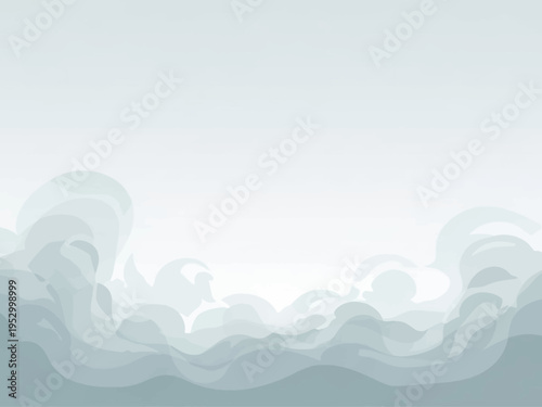 Soft White Clouds in the Sky.