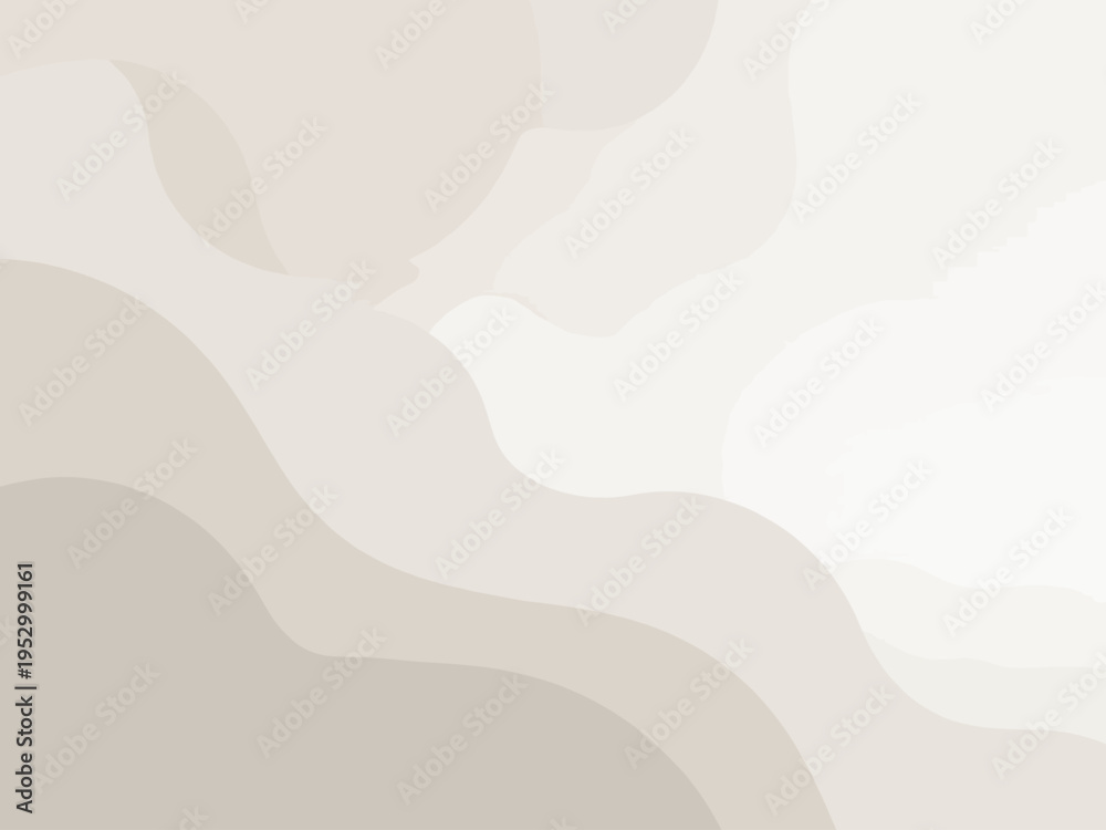Fototapeta premium Abstract Beige Waves Pattern Design Element.