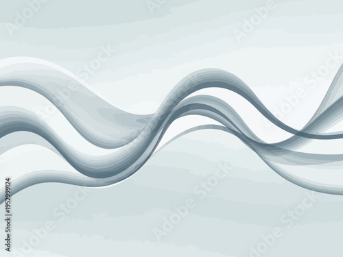 Fotografi Wavy Lines Abstract Design Element.