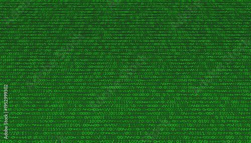 Complex Hand-Drawn Binary Grid - Artistic Data Distribution