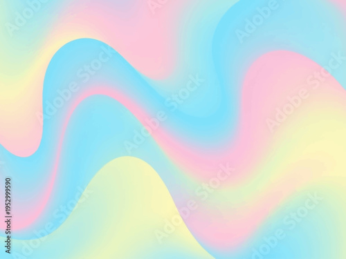 Soft Colorful Abstract Wavy Pattern Design.