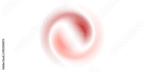 Red orange pink coral peach white abstract background. Noise grain mesh spray. Color gradient. Spot blot oval circle. Fluid water explosion splash. Design.