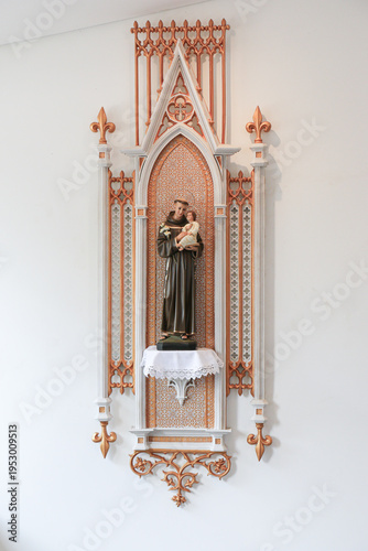 Canvastavla Church sanctuary, religion. Catholicism.