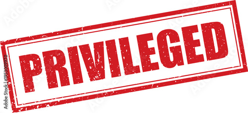 Red Privileged Rubber Stamp Sign Mark Word Text Written in Grunge Vector in Grunge Border in Transparent Background, Vintage, Svg, Png