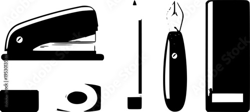 The Complete Office Kit: A Vibrant Collection of Tools and Supplies for Every Task