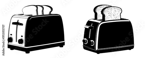 Elegant Toaster, Classic Design, Timeless Charm