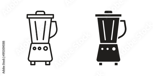 Blender icon set concept vector graphics for web UI