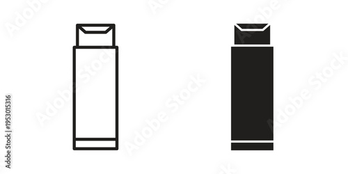 Chew gum icon set concept vector graphics for web UI