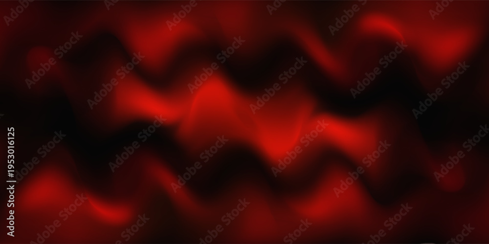 Fototapeta premium Dark red gradient background. Abstract smooth hot color gradation wallpaper. Vibrant intense blurred backdrop for banner, poster, leaflet, brochure, booklet. Fiery red orange overlay. Vector