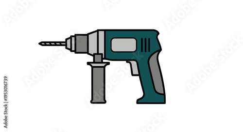 Electric drill tool for drilling holes.