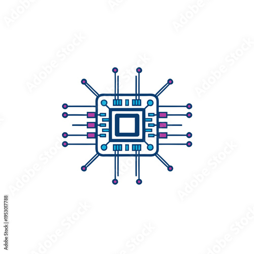 Quantum Computing Qubit Chip