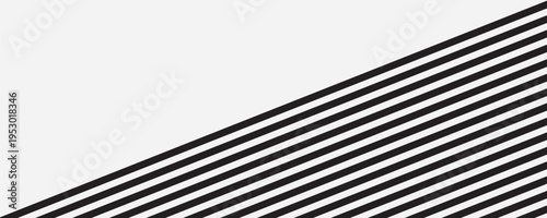 Minimalist abstract image featuring horizontal black lines on a white background. Clean, modern, and symmetrical design ideal for backgrounds or graphic elements.