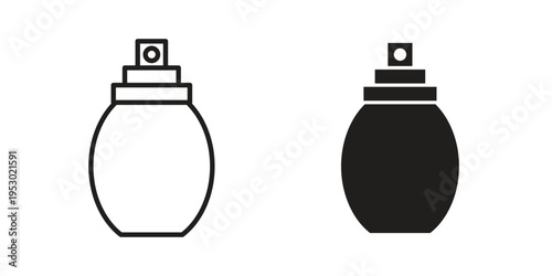 Perfume icon set concept vector graphics for web UI